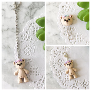 Teddy Bear with Flower Crown