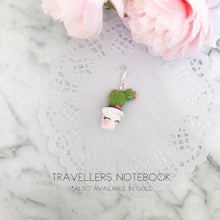 Load image into Gallery viewer, Cactus with Blushing Pot Charm