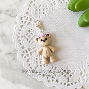 Teddy Bear with Flower Crown