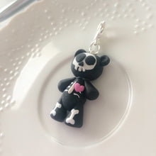Load image into Gallery viewer, Teddy Bones the Skeleton Bear Charm