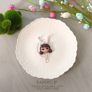 Easter Babe - Paperclip and Charm
