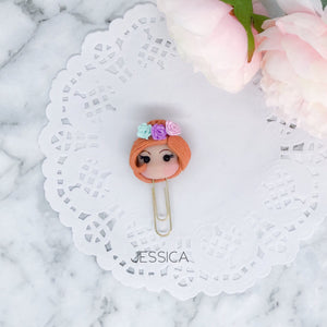 Flower Crown Planner Babe Paperclip