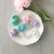 Load image into Gallery viewer, Crochet Bow Paperclip