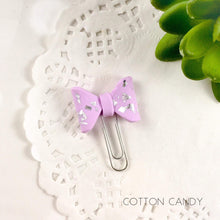 Load image into Gallery viewer, Polymer Clay Bow Paperclip
