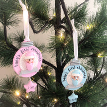 Load image into Gallery viewer, Baby&#39;s First Christmas Hanging Decoration