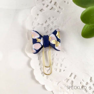 Polymer Clay Bow Paperclip