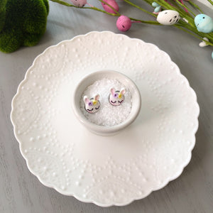 Bunny Face Earrings / Studs