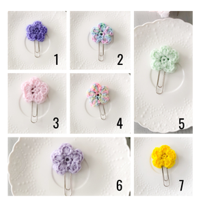 Crochet Flower Paperclip